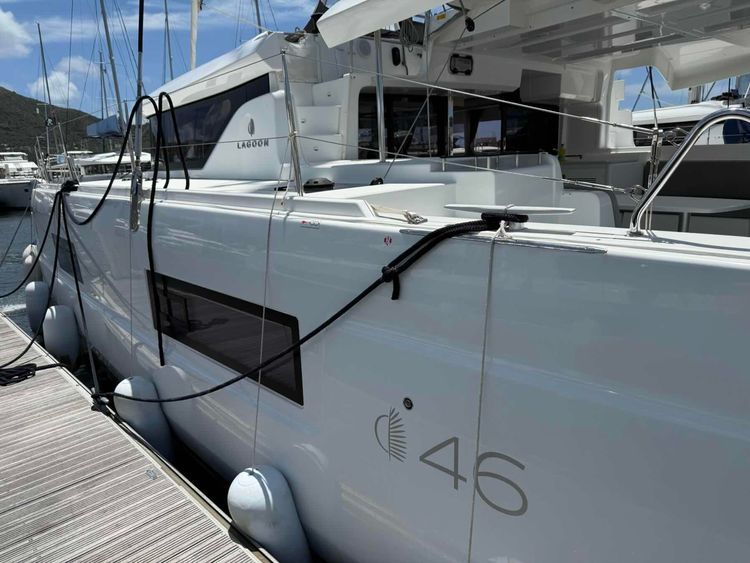 Voyage photo from BVI Bareboat 2025 New issues with furling boom and dual throttles 