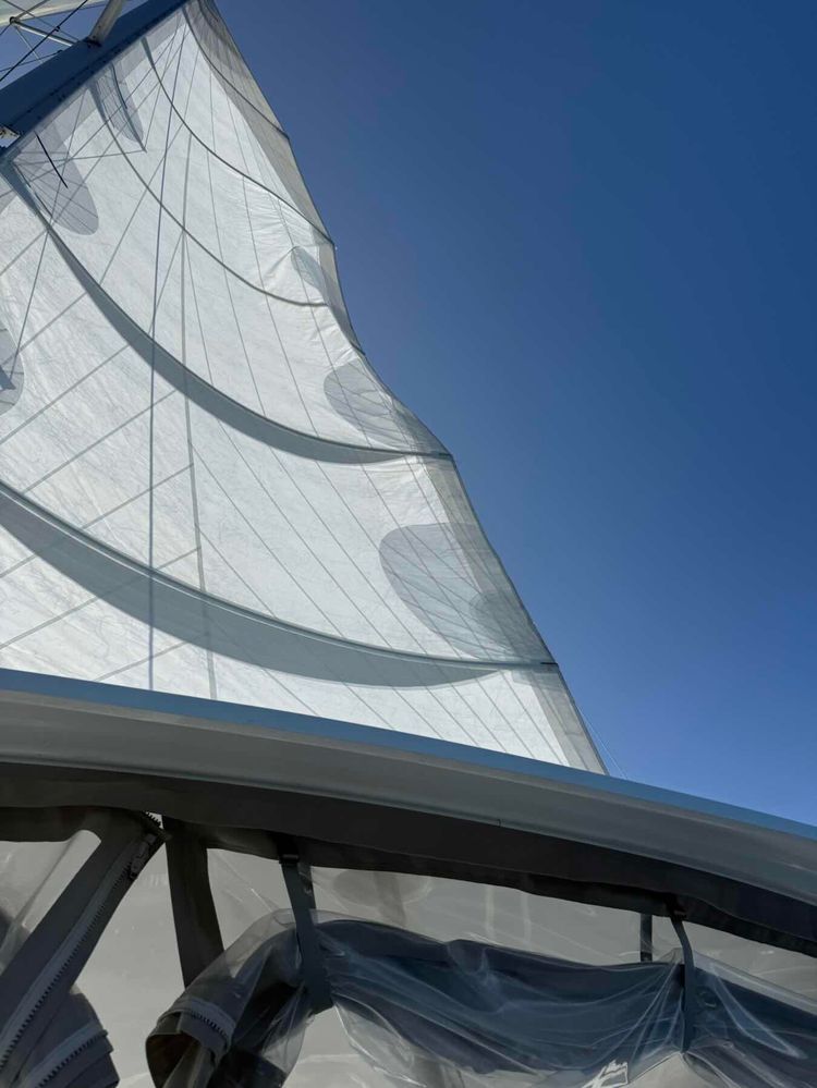 Voyage photo from BVI Bareboat 2025 New issues with furling boom and dual throttles 