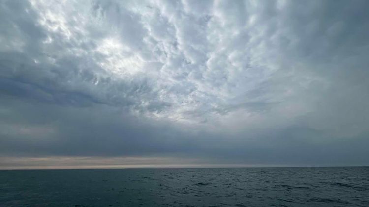 Voyage photo from Motor sail into strong winds