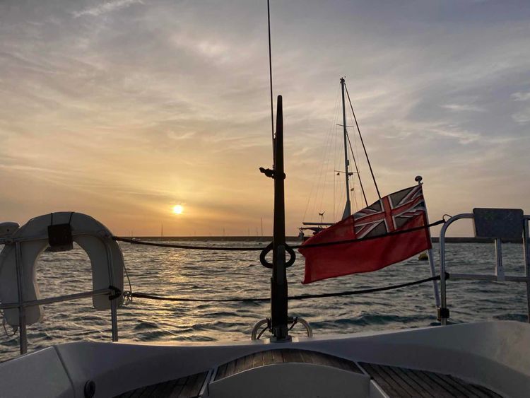 Voyage photo from Southsea Marina to Alderney (Braye Harbour)