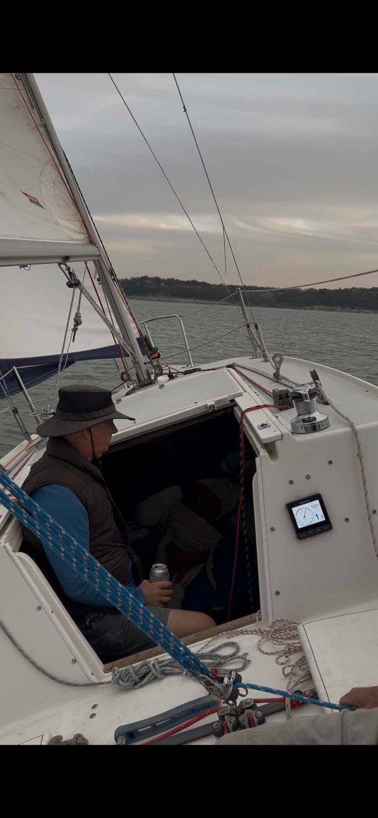 Voyage photo from Experimenting with spinnaker