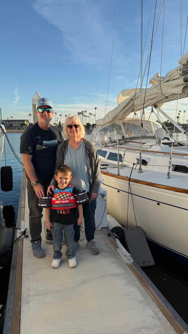 Voyage photo from Motor sail day before Thanksgiving.