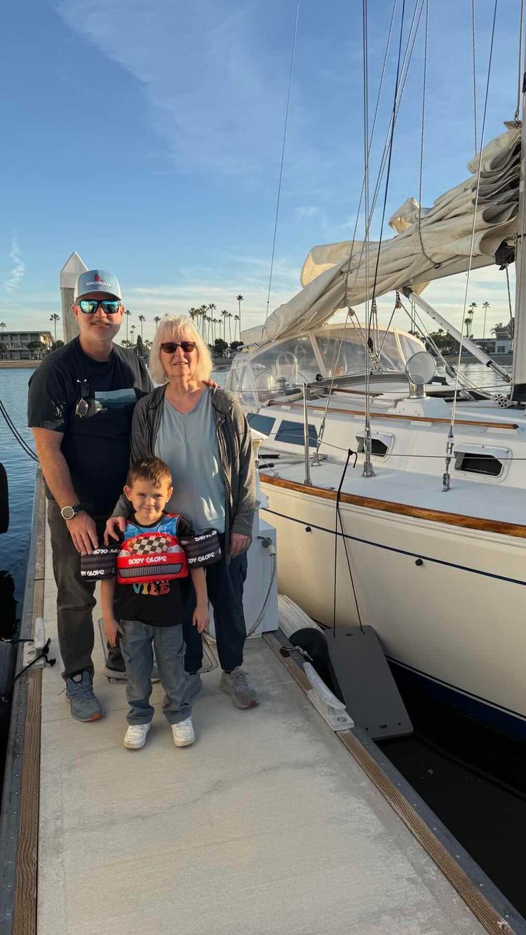 Voyage photo from Motor sail day before Thanksgiving.