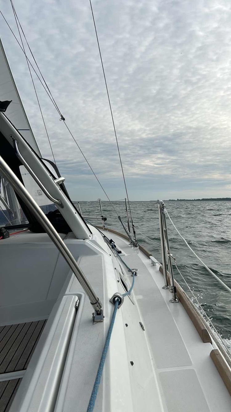 Voyage photo from 50s with family