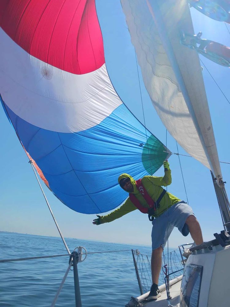 Voyage photo from First sail on Lepton