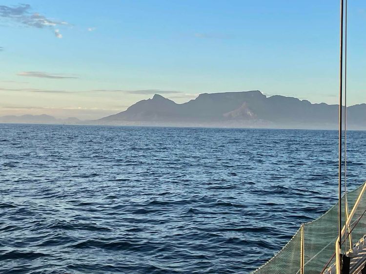 Voyage photo from Saldanha to capetown