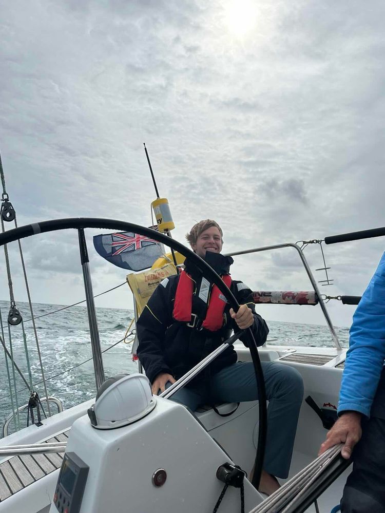 Voyage photo from Jersey to Guernsey Dayskipper Day 1