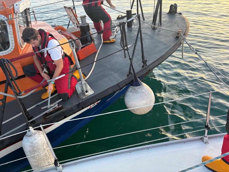 Voyage photo from StPP to Jersey before the race