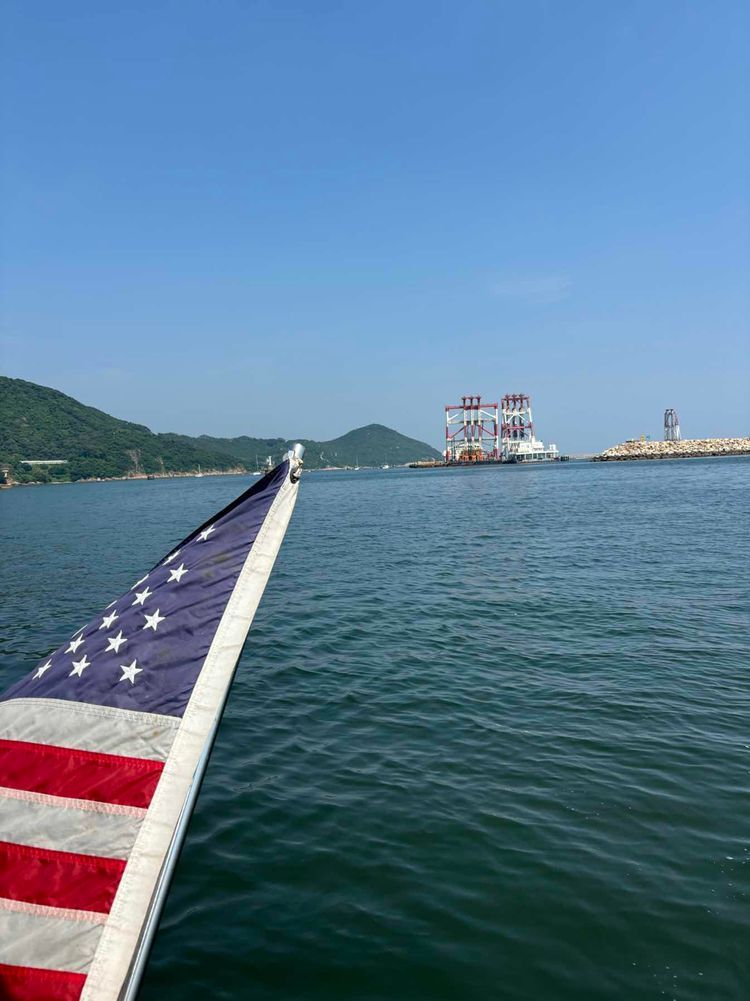 Voyage photo from Hei ling chau to discovery bay anchorage.