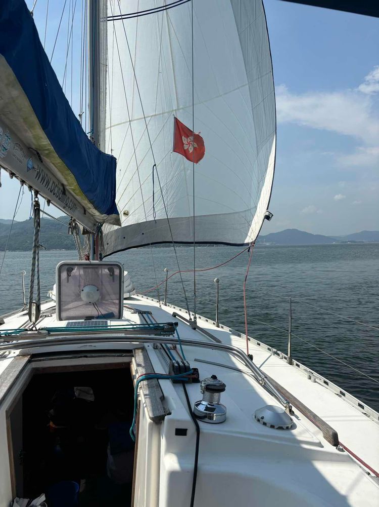 Voyage photo from Hei ling chau to discovery bay anchorage.