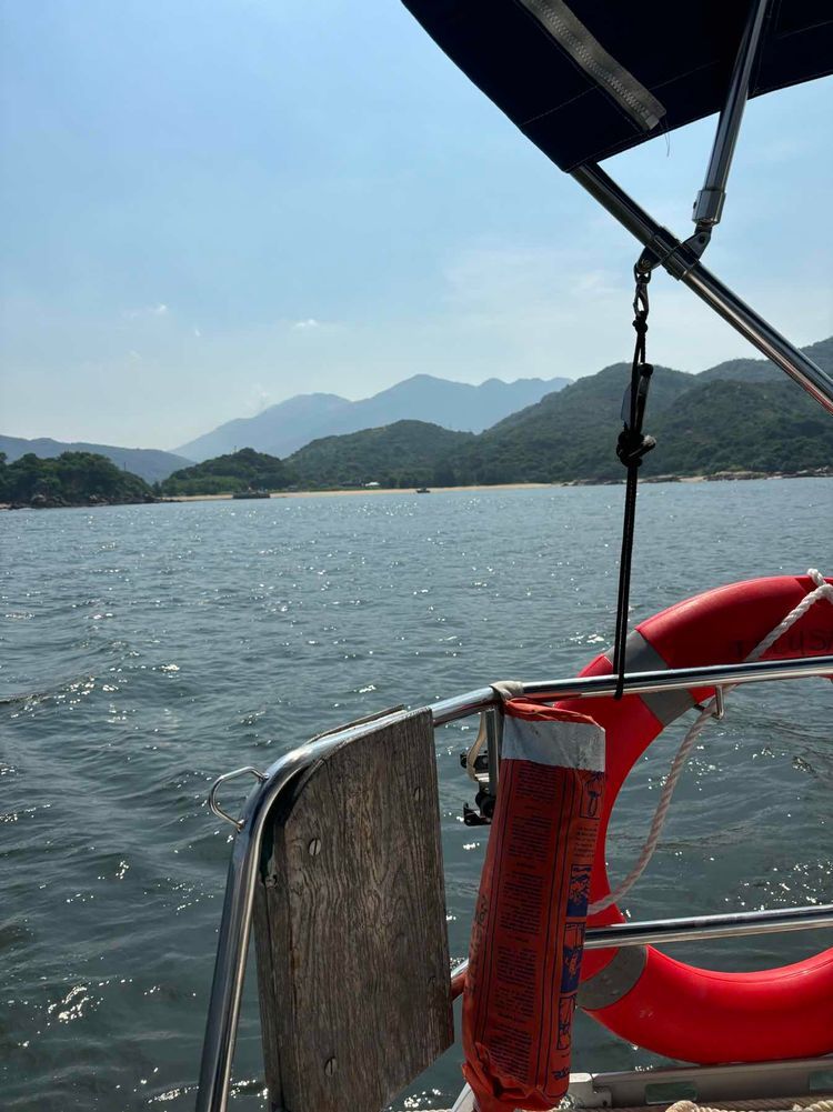 Voyage photo from Hei ling chau to discovery bay anchorage.