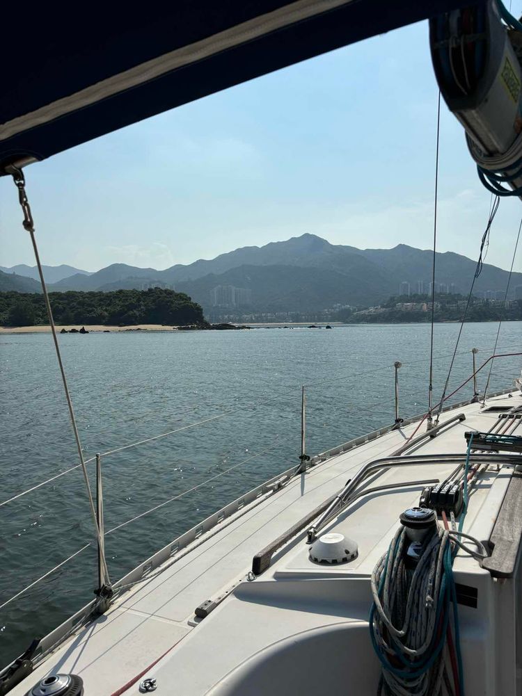 Voyage photo from Hei ling chau to discovery bay anchorage.