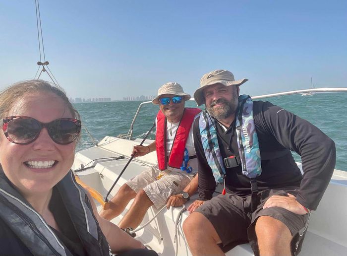 Voyage photo from August 4, 2023 (Massimo, John J, Katie)