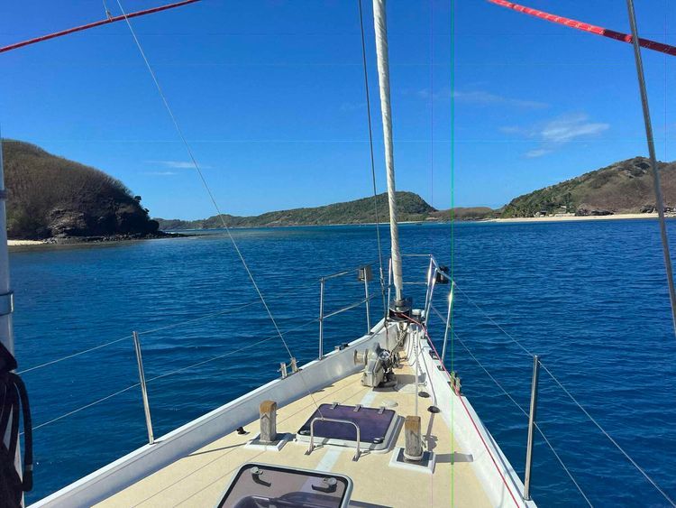 Voyage photo from Vuda marina to Manta Ray resort, Drawaqa Is. Fiji. 