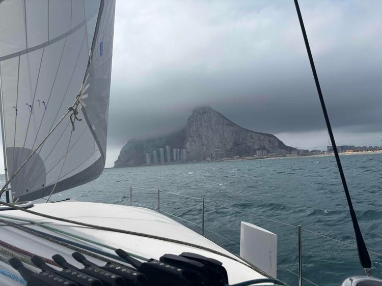 Voyage photo from Saladilla to Gibraltar, La Linea Spanish side 