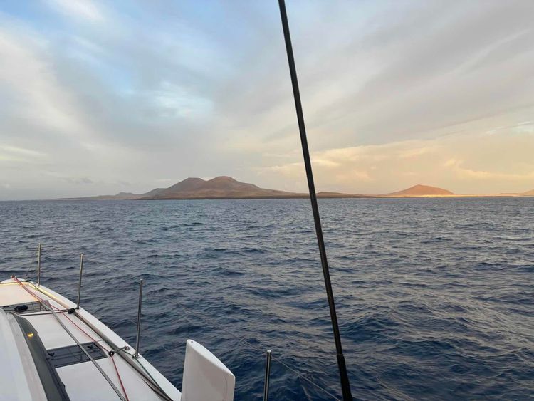 Voyage photo from Tangiers to Graciosa Island, Lanzarote.