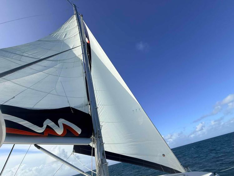 Voyage photo from SXM day 5 - decent sail!