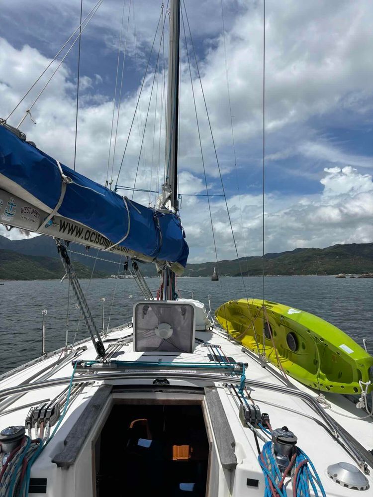 Voyage photo from Illusion back to mooring