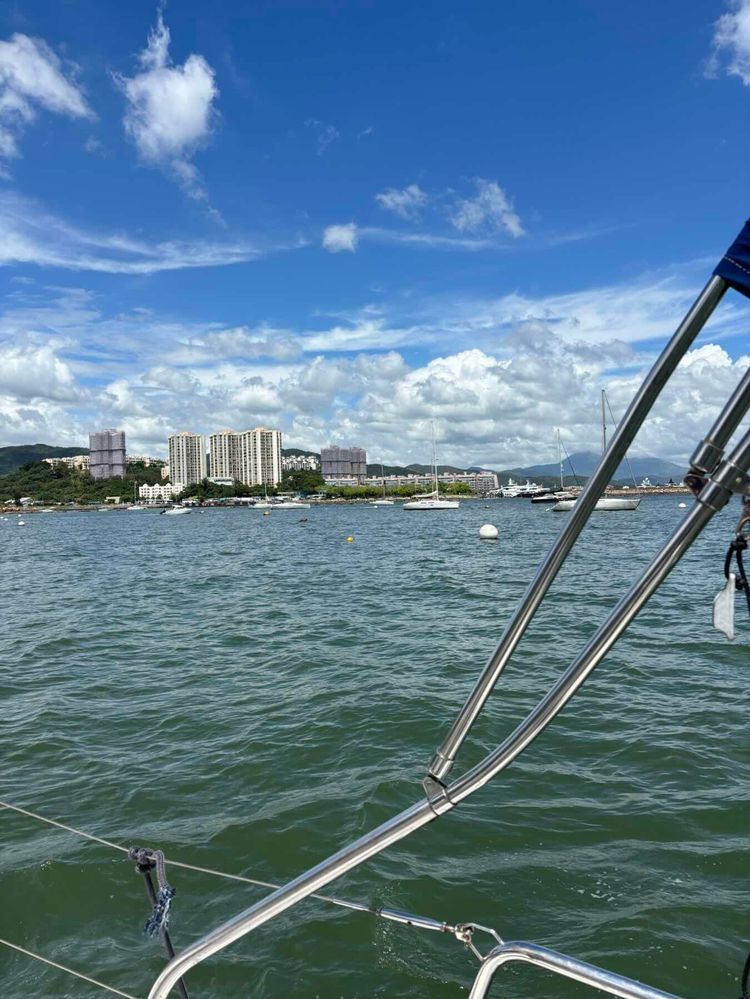 Voyage photo from Illusion back to mooring