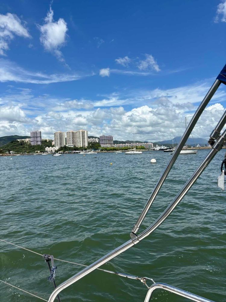 Voyage photo from Illusion back to mooring