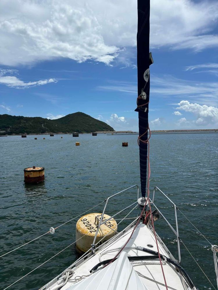 Voyage photo from Illusion back to mooring