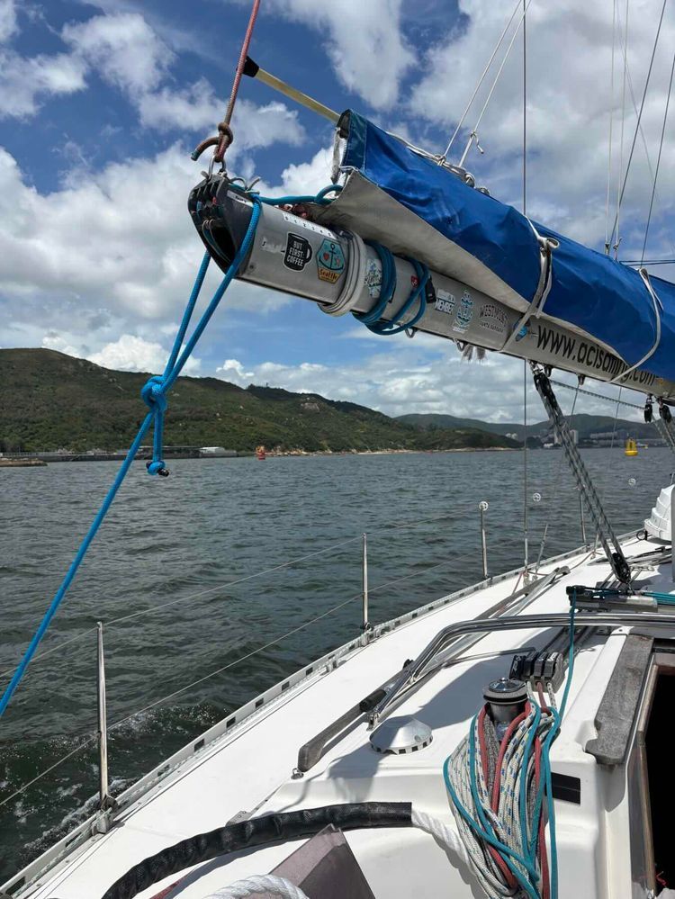 Voyage photo from Illusion back to mooring