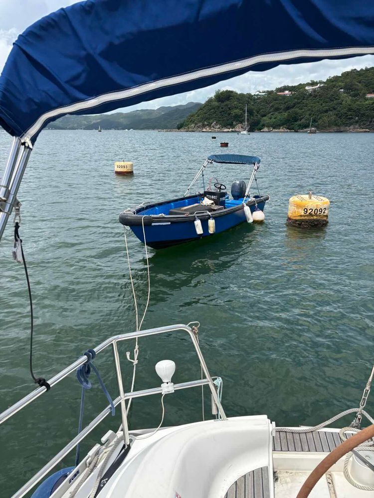 Voyage photo from Illusion back to mooring