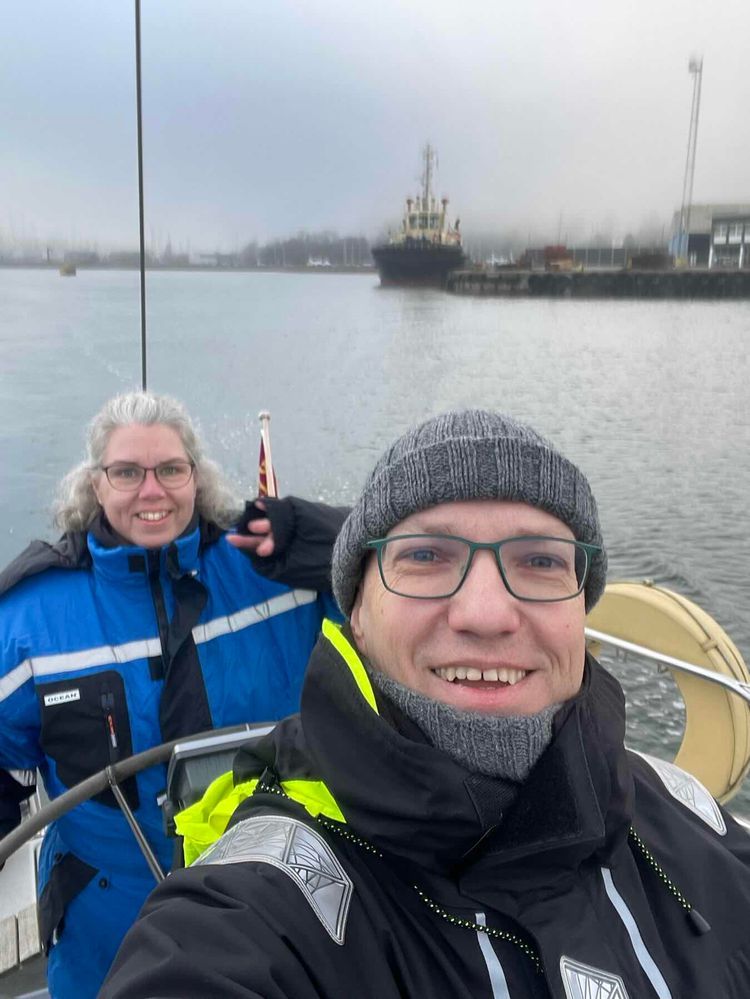 Voyage photo from Quick winter motor-sail just to warm up the engine