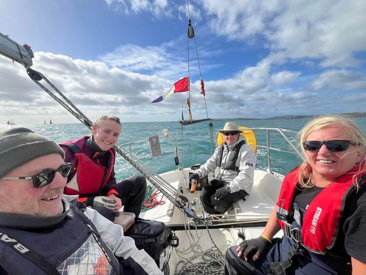 Voyage photo from Race 1 plus journey to start line - Oct League 