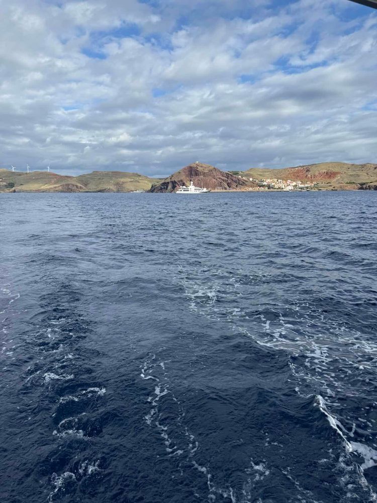 Voyage photo from Night on anchor in the middle of the Atlantic.