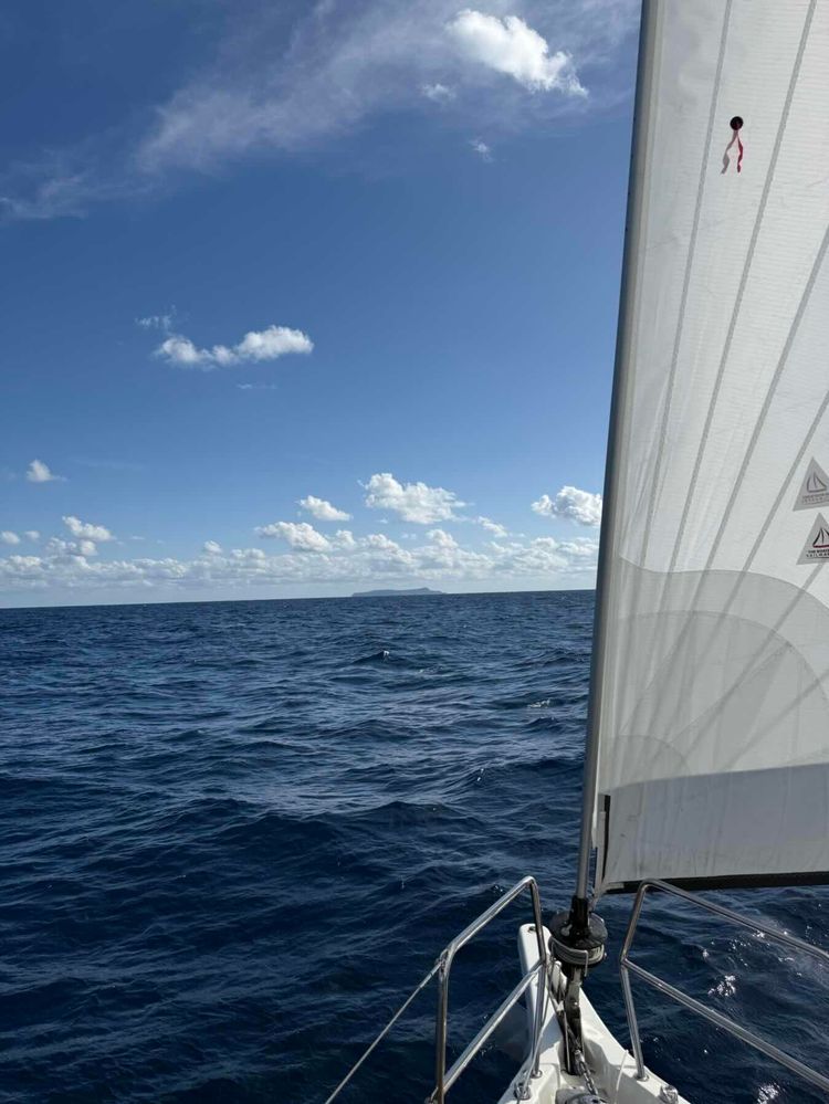 Voyage photo from Night on anchor in the middle of the Atlantic.