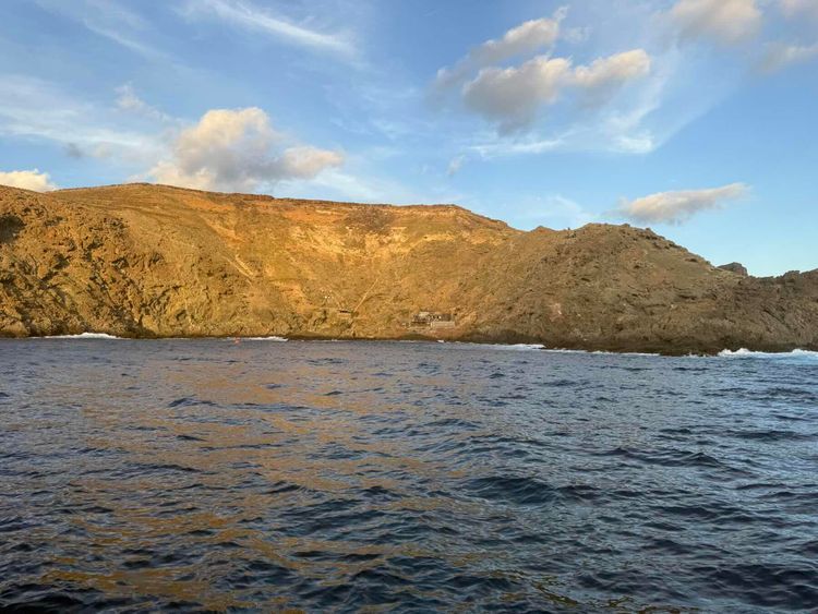 Voyage photo from Night on anchor in the middle of the Atlantic.