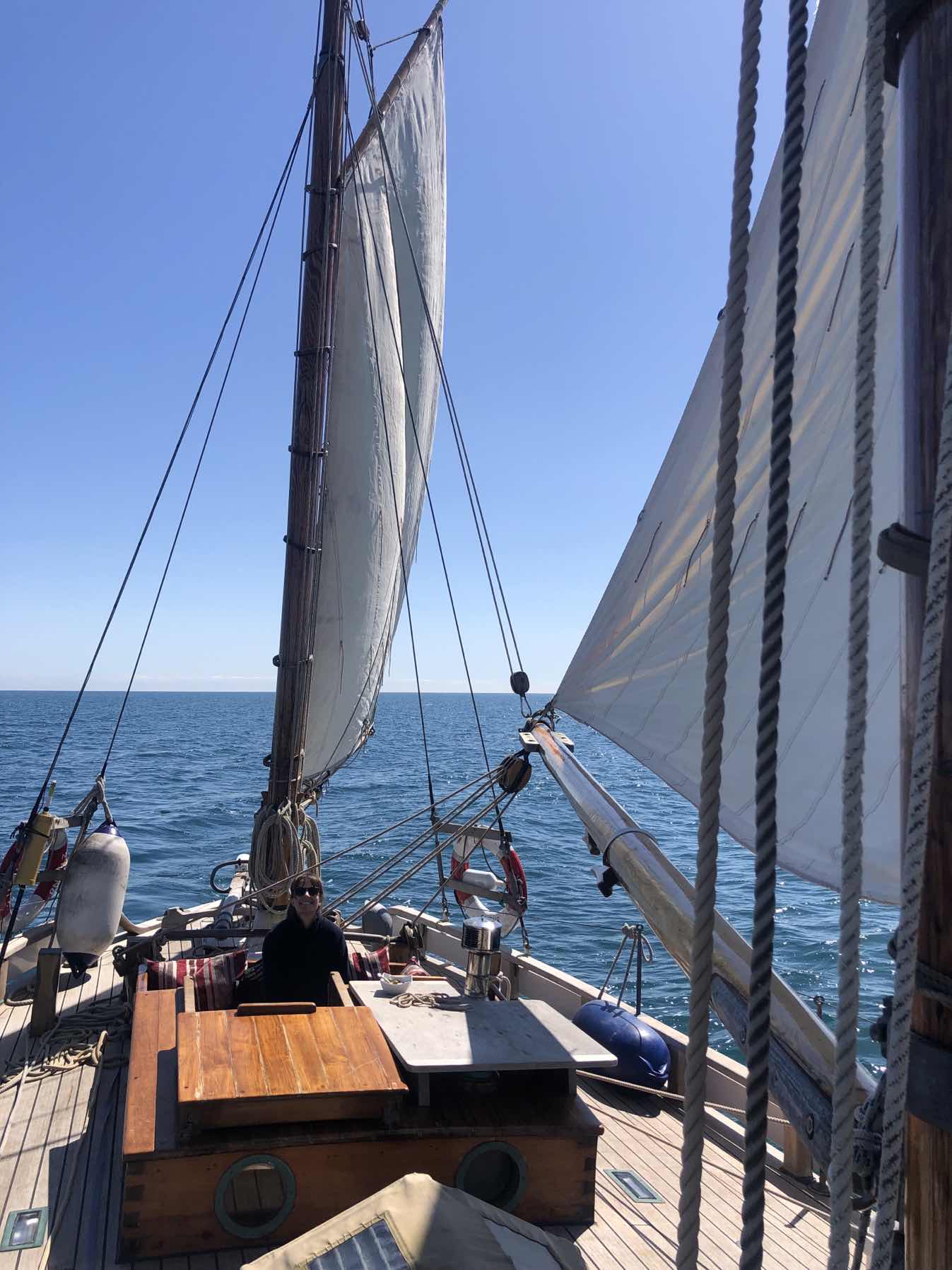 Dartmouth on a classic gaff rig 🤩_CBF74169-C01E-488A-B48E-469AEDD0240B