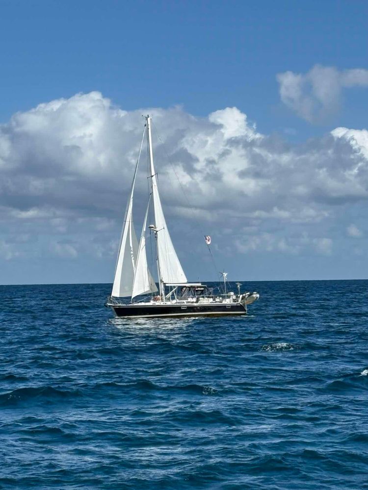 Voyage photo from Great Harbor Cay Airport to Government Docks, Bahamas