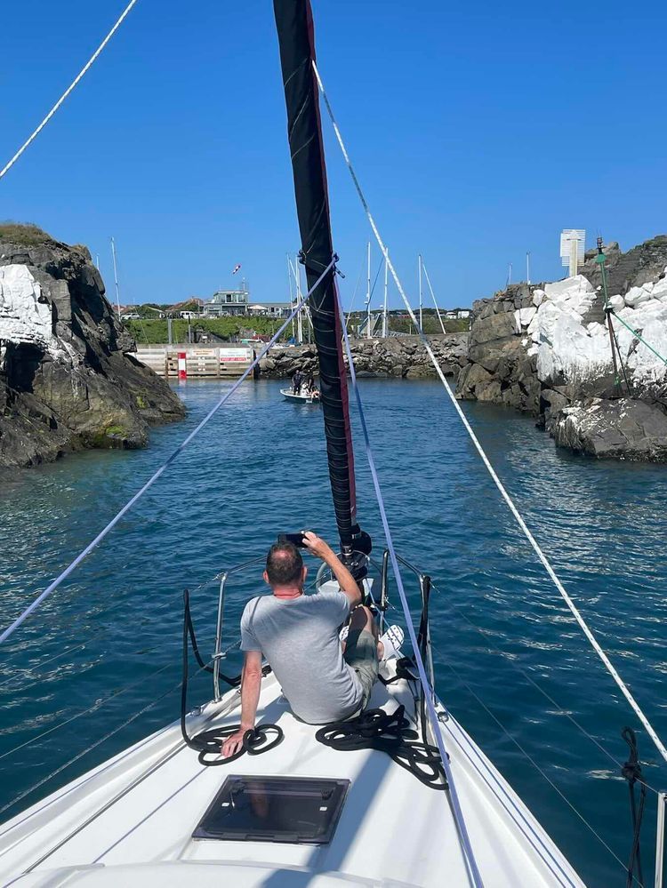 Voyage photo from Roscoff to Beaucette, Guernsey