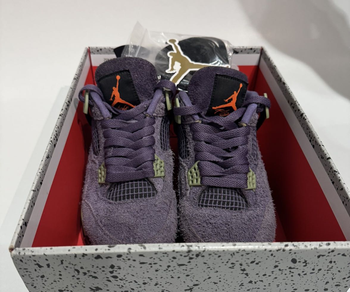 Jordan 4 Canyon Purple