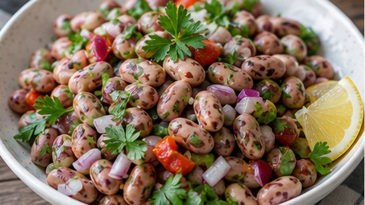 Barbunya Salatası