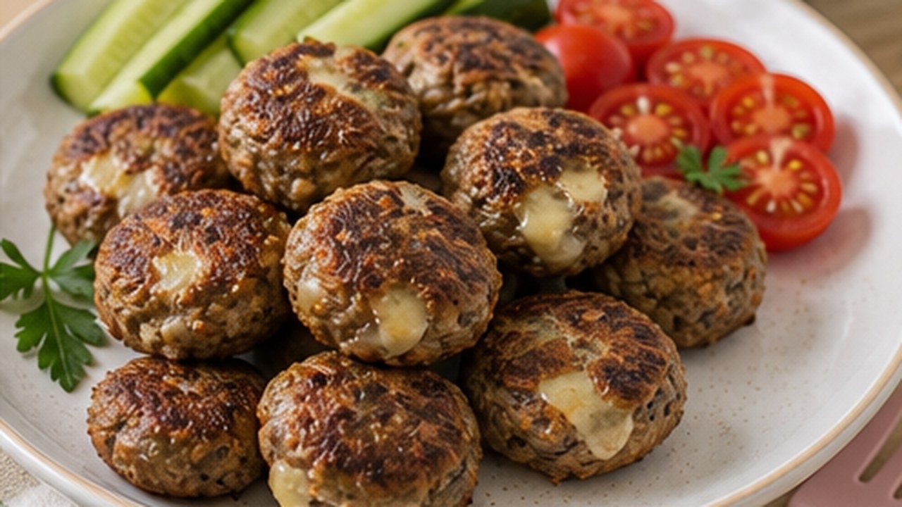 Mini Peynirli Köfte