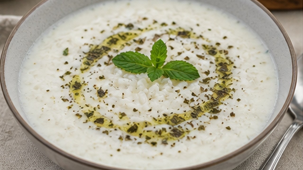 Yoğurtlu Pirinç Çorbası