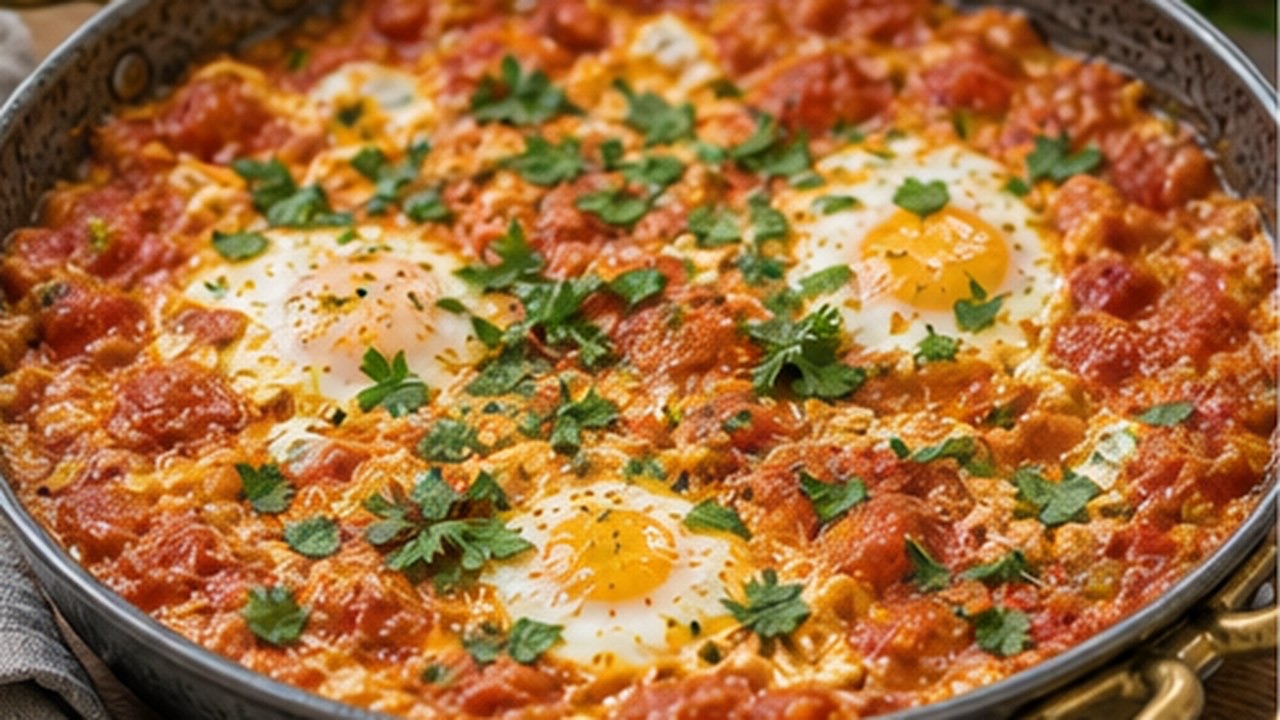 Domatesli Yumurtalı Tava