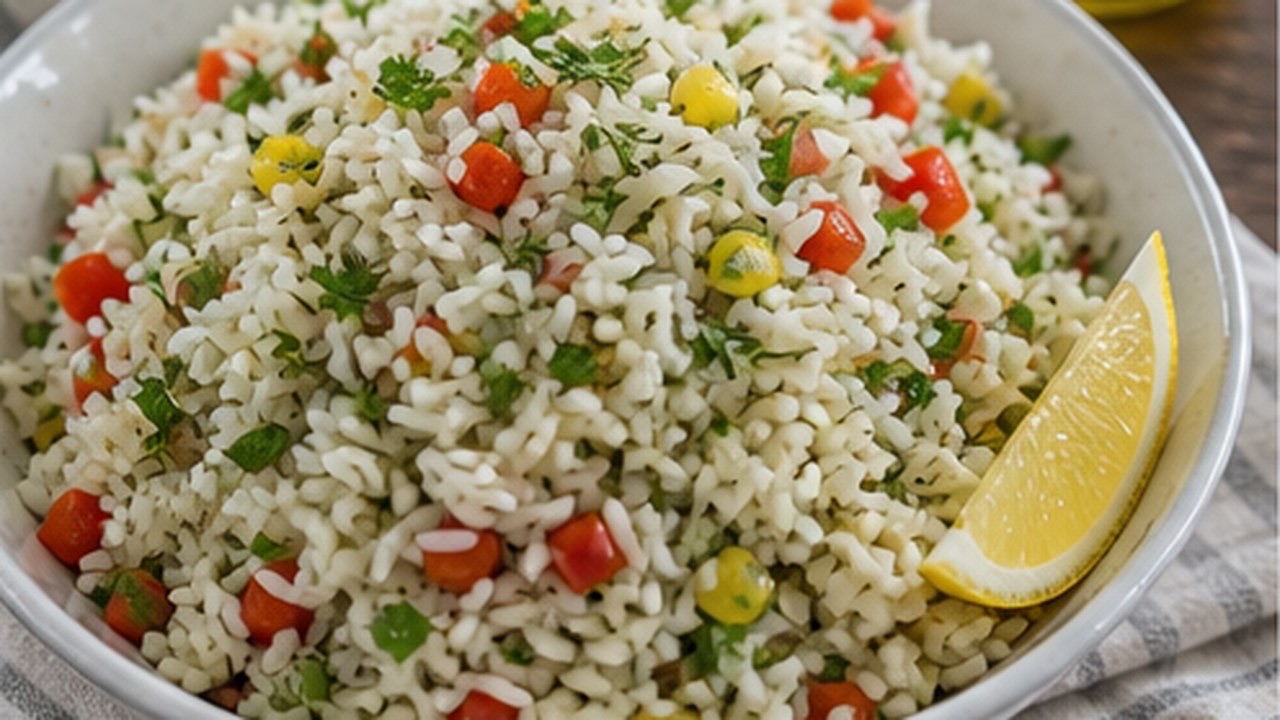 Zeytinyağlı Pirinç Salatası