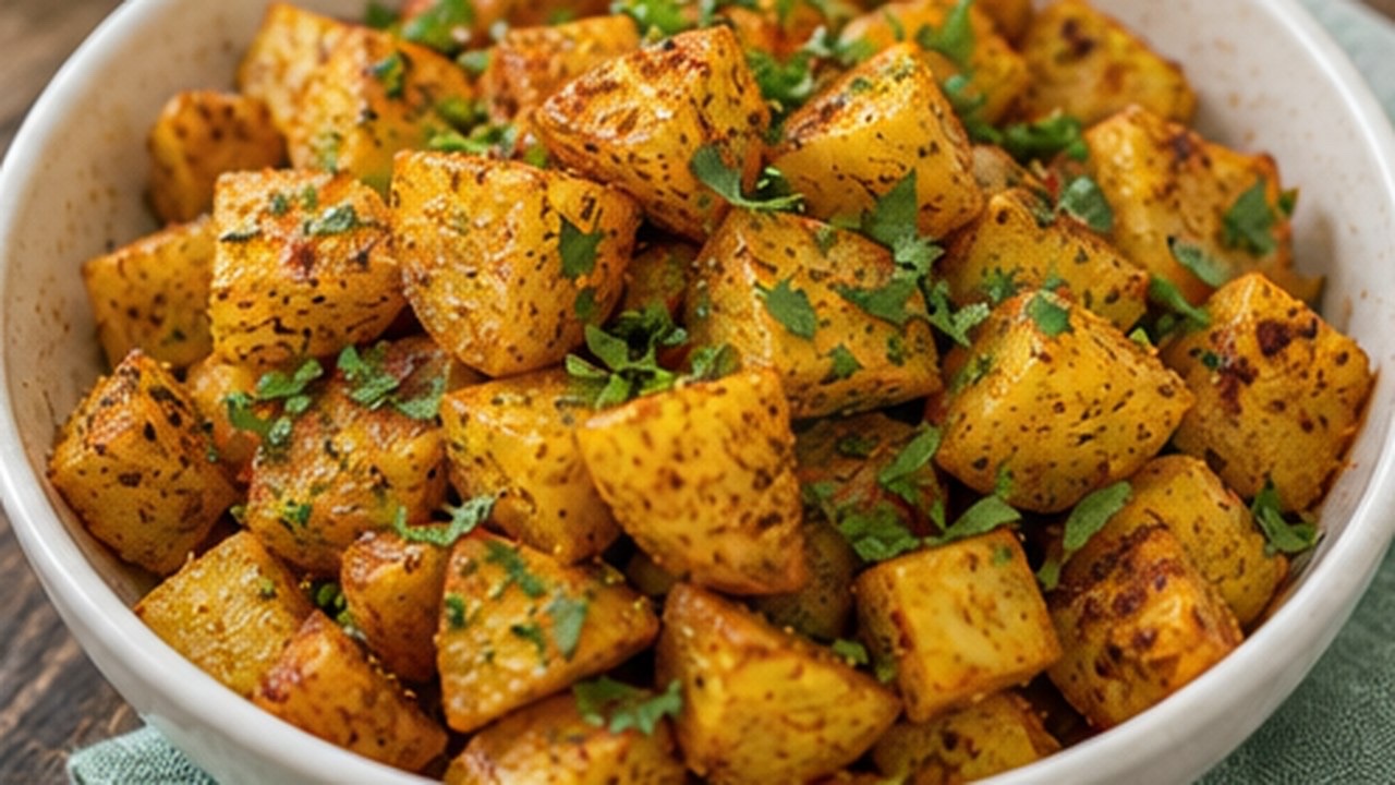 Baharatlı Patates Kasesi
