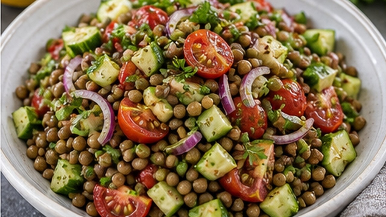 Mercimekli Fit Salata