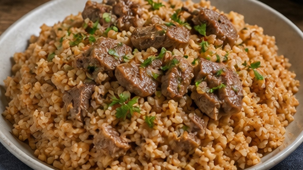 Kuzu Etli Bulgur Pilavı