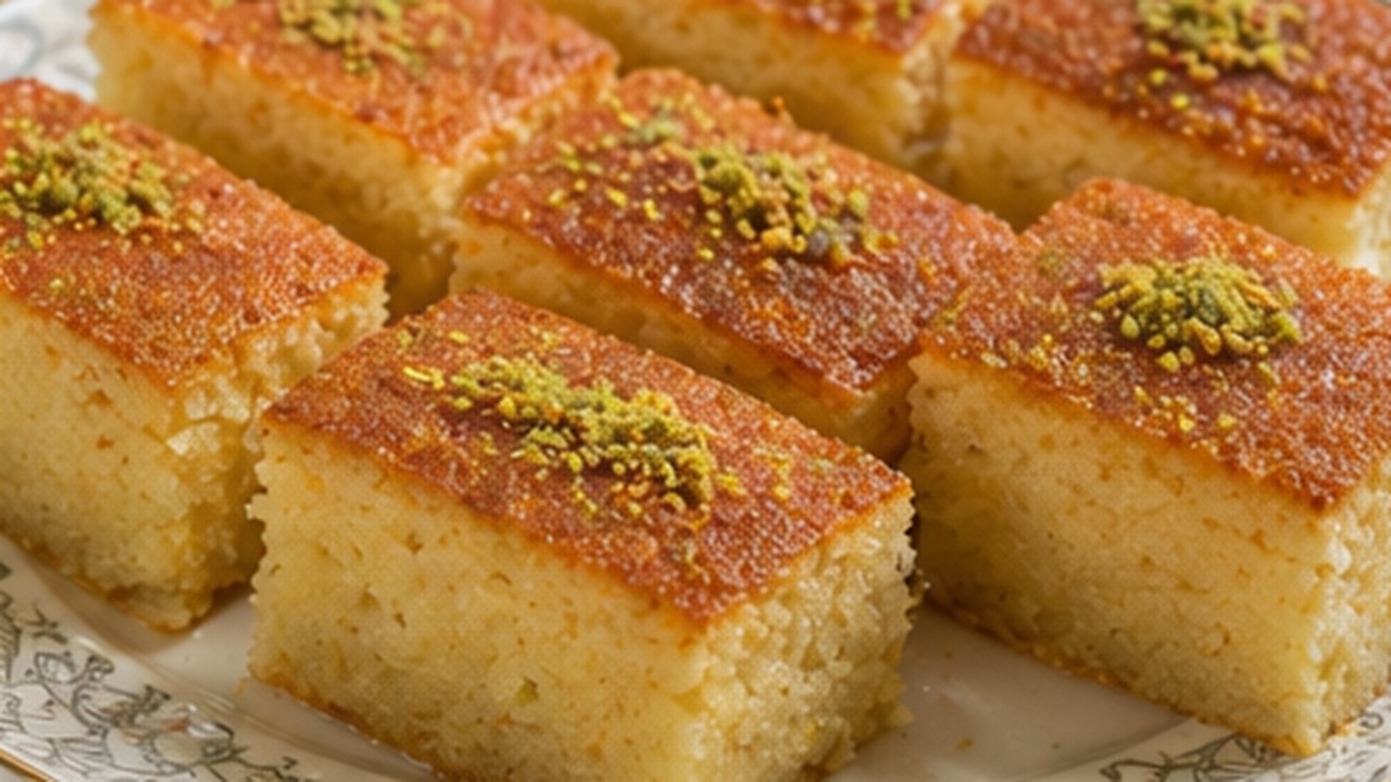 Ballı Revani Dilimleri