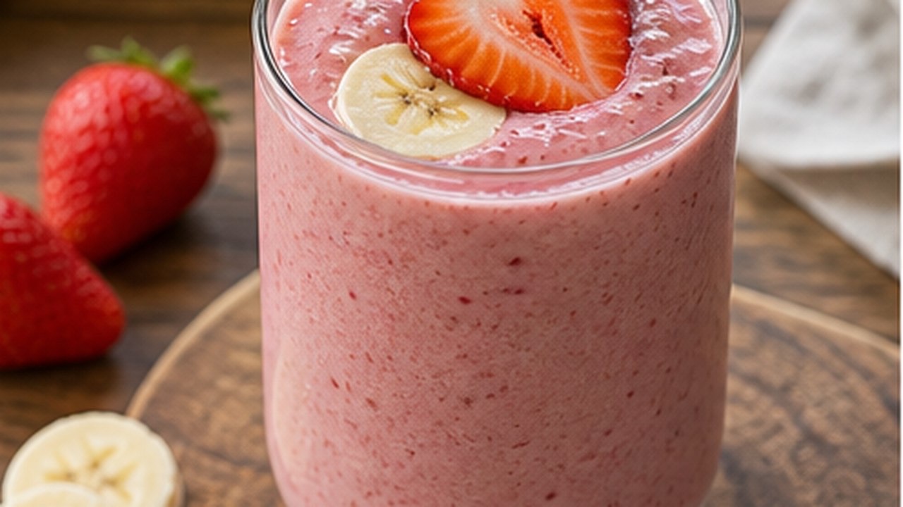 Çilekli Muzlu Smoothie