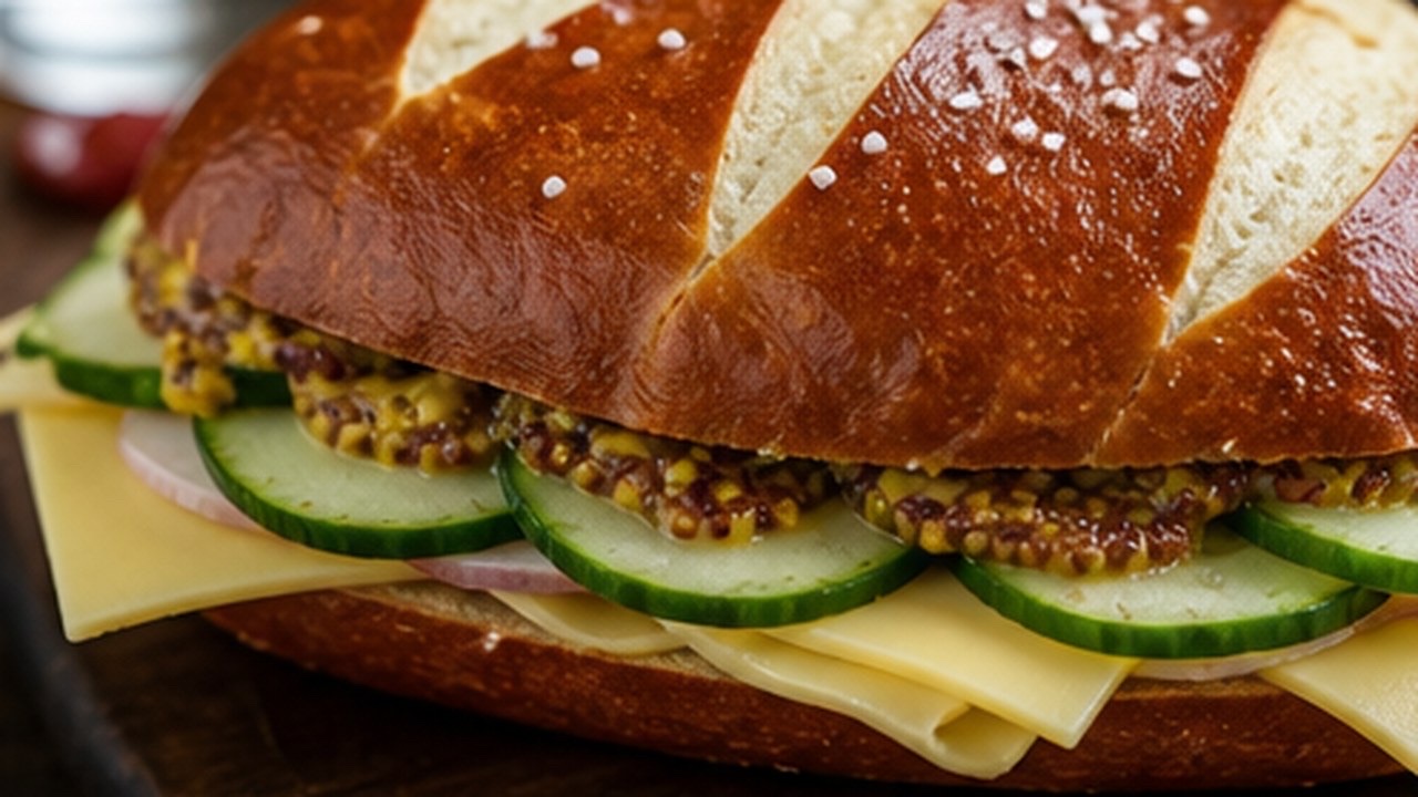 Pretzel Sandviç
