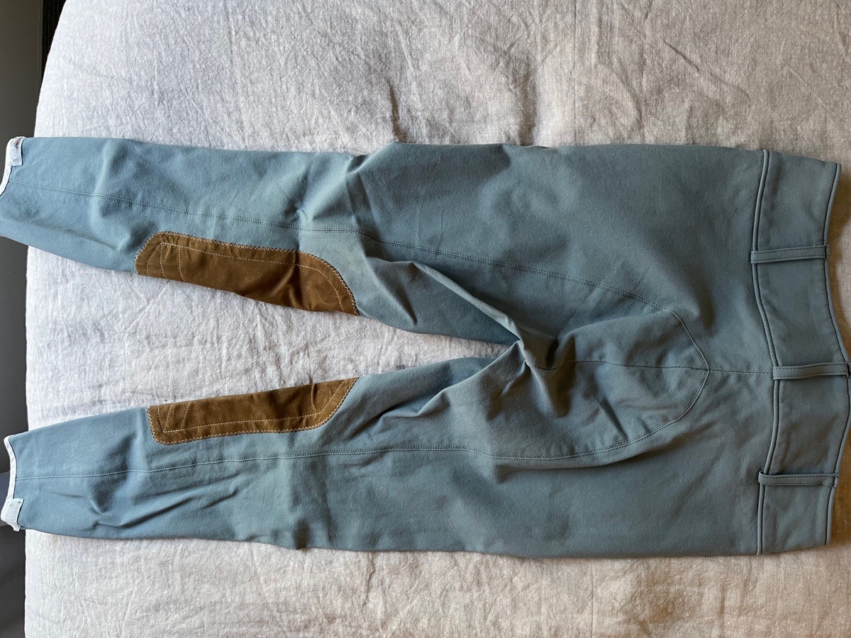 Tailored Sportsman breeches light teal/blue