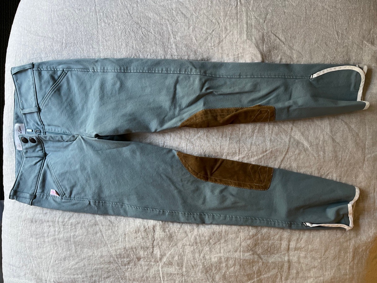 Tailored Sportsman breeches light teal/blue