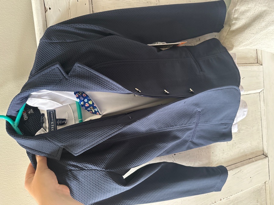 BNWT Kerrits Navy Child Showcoat